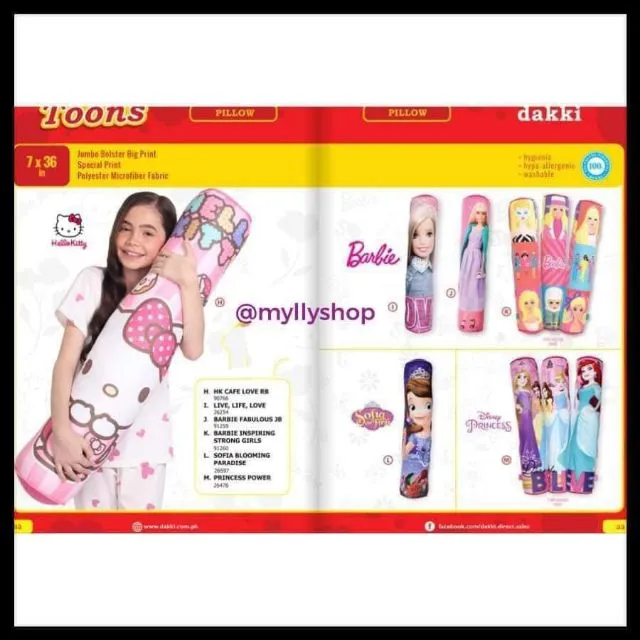 DAKKI JUMBO BOLSTER BIG PRINT PILLOW 7 X 36 Lazada PH