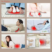 ถุงร้อนประคบ ถุงร้อนไฟฟ้า Exeter Thermo Pad Heating Pad แผ่นทำความร้อนไฟฟ้าแผ่นทำความร้อนผ้าห่มไฟฟ้าคอหลัง แผ่นความร้อนผ้าห่มไฟฟ้า ปรับได้6โหมด ขน