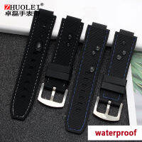 For mens Timex T49859T2N720T2p141T2n722723738739 Watchband waterproof rubber Strap 24*16mm lug end with tools Screw pins