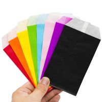 Mini Multicolour Kraft Paper Bags Wedding Party Invitation Greeting Cards Paper Gift bag 25pcs/lot