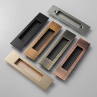 【CW】 Door Handles Zinc Alloy Recessed Pull Cover Floor Cabinet Handle Hardware