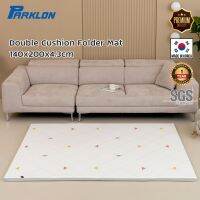 PARKLON PVC Double Cushion Folder Mat เบาะรองคลานไร้รอยต่อ เกรดพรีเมี่ยม นำเข้าจากประเทศเกาหลี ขนาด 140x200 หนา 4.3cm ลาย French Line