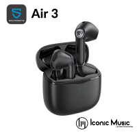 หูฟังบลูทูธ Soundpeats Air3 BT5.2 Black หูฟัง หูฟังบลูทูธ หูฟังไร้สาย True wireless Earbuds ของแท้ ประกันศูนย์ไทย สามาถออกใบกำกับภาษีได้