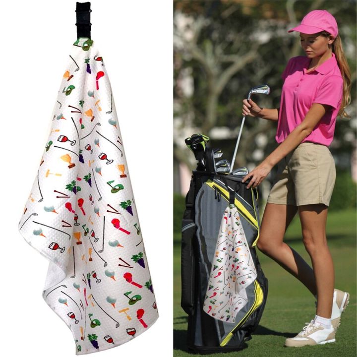 new-design-waffle-golf-towels-for-golf-bags-with-clip-42-x-14-large-size-men-women-ladies-towel-microfiber-drop-shipping-towels