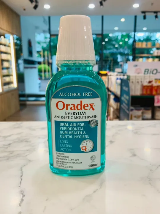 ORADEX EVERYDAY ANTISEPTIC MOUTHWASH 250ML Lazada