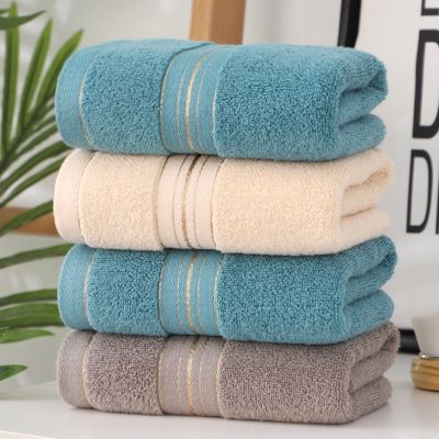 【CC】 1 gold striped thickened pure face wash towel towel