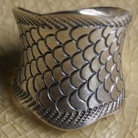 Beautiful gift ring Fish pure silver Thai Karen hill tribe silver hand made Size 6,7,8,9,10 Adjustable ของขวัญแหวนลวดลายปลาไทยเงินแท้ งานเงินแท้ ขนาดปรับได้