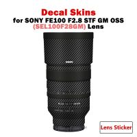 สติกเกอร์ SEL100F28GM สำหรับ F2.8 FE100 Sony สกินสำหรับโซนี FE 100มม. F2.8 STF GM OSS ฟิล์มครอบป้องกัน