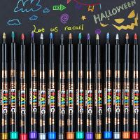 8Color Metallic Water Paint Metal Marker Pen Permanent Drawing Paint Marker Pen DIY Ceramic Graffiti Pen