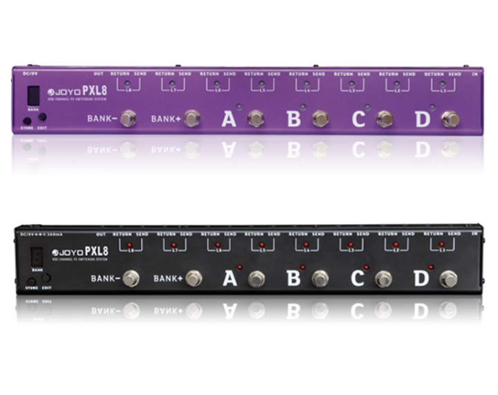 pxl-8-8-loops-guitar-programmable-effect-pedal-looper-switcher-router-looping-system-wave-x-for-boss-mooer