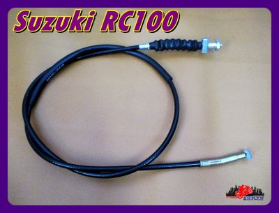 SUZUKI RC100 FRONT BRAKE CABLE (L. 115 cm.) "HIGH QUALITY" // สายเบรคหน้า "สีดำ" (ยาว 115 ซม.)  สินค้าคุณภาพดี