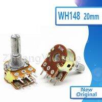 ◇♛ 5pcs B1K B2K B5K B10K B20K B50K B100K B250K B500K B1M 20MM 6Pin Shaft WH148 Potentiometer 1K 2K 5K 10K 20K 50K 100K 500K 1M