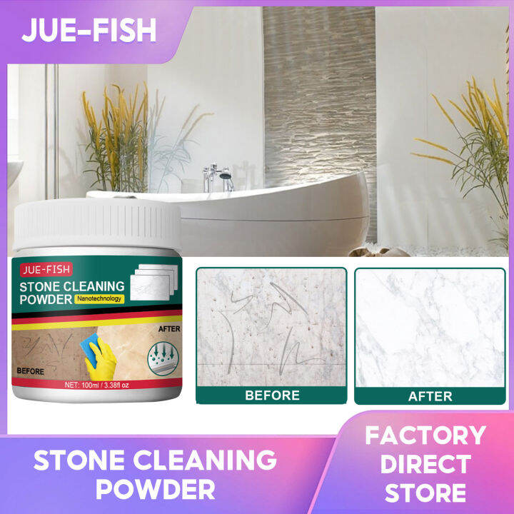 JueFish Stone Cleaning Powder Powerful Bathroom Kitchen Quartz Stone
