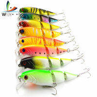 Weihe 1ชิ้น10.5เซนติเมตร14กรัมสร้อยเหยื่อตกปลา3ส่วนพลาสติกฮาร์ดเหยื่อ Swimbait ความลึก1.2-1.8เมตรเบสปลาคาร์พ