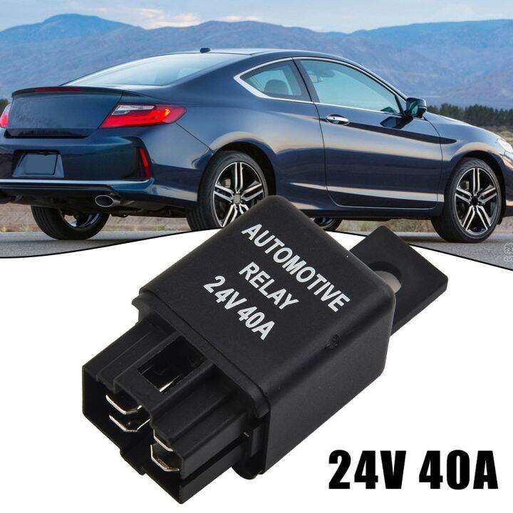 24V 1x Car Alarm Relay 40A Car Automotive For HID Headlights For Remote