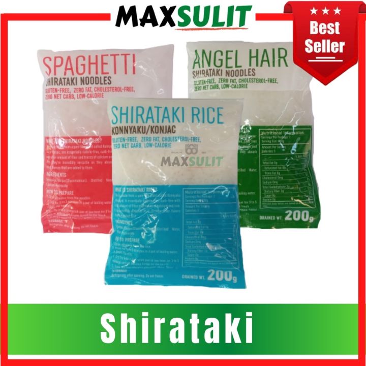 Shirataki Rice Shirataki Noodles 200g | Lazada PH