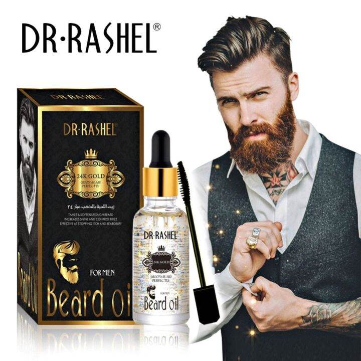 Original Dr Rashel Beard Oil Argan Oil Vitamin E 24k Gold Lazada