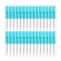 100PCS Mini Slotted Screwdriver Eyeglasses Screwdriver 2.0mm Flat Head 45mm Length for Small Appliances Repair