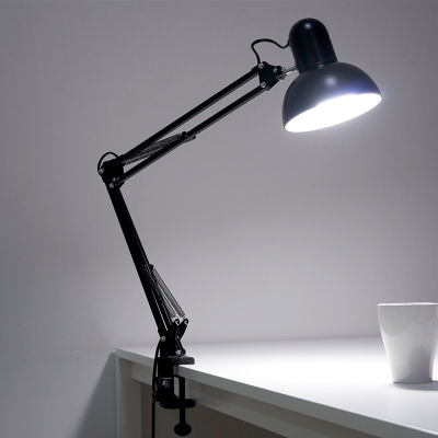 โคมไฟหนีบโต๊ะ โคมไฟหัวเตียง โคมไฟห้องนอน โคมไฟอ่านหนังสือ โคมไฟแบบหนีบ โคมไฟตั้งโต๊ะ ปรับระดับได้รอบทิศทาง Table lamp adjustable&nbsp;with clip Bleenhouse