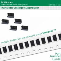 50pcs/lot TVS Diodes SMA package 400W  SMAJ5.0A SMAJ5.0CA SMAJ6.0A SMAJ6.0CA SMAJ6.5A SMAJ6.5CA  SMAJ7.0A SMAJ7.0CA  SMAJ seriesElectrical Circuitry P