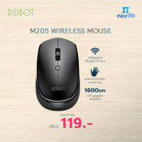 ROBOT Mouse M205 Black เมาส์ไร้สาย