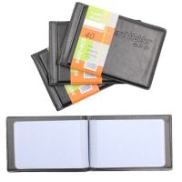 【CW】✳⊕❅  Leather Business Card Book ID Credit Holder Men 1PC Color Classic