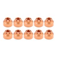 10Pcs 220948 Plasma Cutter Shield For PMX 45XP 65 85 105 Plasma Cutting Torch Brass Welding Nozzles Tips Set Cutting Accessories Welding Tools