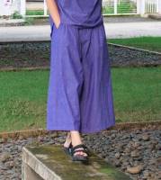 PALINI กางเกง Fortune Palette Relaxed Pants สี Purple