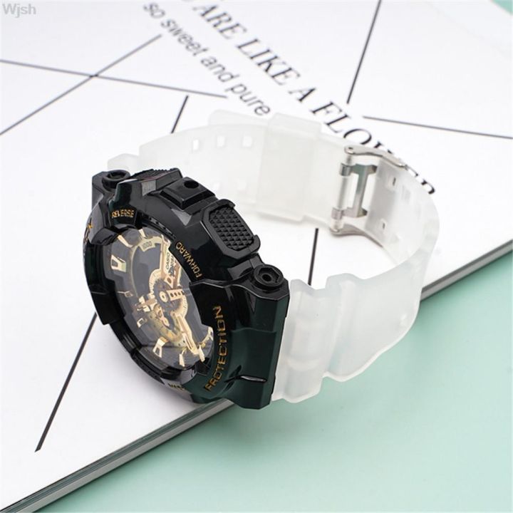 สายนาฬิกาสำหรับเปลี่ยนยางสำหรับ-casio-g-shock-ga-100-110-120-150-400-700-gd-100-110-120-gw-8900-gls-100-สร้อยข้อมือสายเรซิ่น