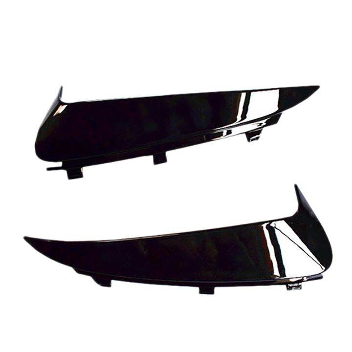 glossy-black-rear-bumper-lip-spoiler-canards-stickers-trim-for-benz-c-class-w205-c43-c63-amg-2015-2019-snap-in-type