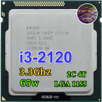 ซีพียู CPU Intel Core i3-2120 3.3 GHz 2คอ4เทรด 65W LGA 1155 ฟรีซิลิโคลน1ซอง i3 2120