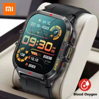 XIAOMI Men Smart Watch ทหาร Healthy Monitor 1.96 Bluetooth Call กีฬากลางแจ้ง Fitness Tracker Smartwatch สำหรับ Android IOS