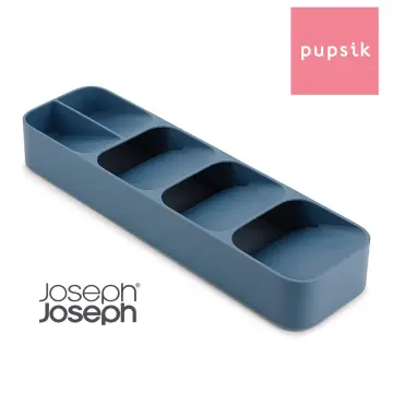 Joseph Joseph 85083 Y-rack Dish Rack, Drainboard Set & Cutlery Organizer,  gray