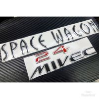 โลโก้ spacewagon  และ 2.4 mivec 1 คู่