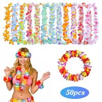 54632aj Artificial Hawaiian Flowers Wreath Flower Necklace Wreath Hawaiian - Hawaiian - Aliexpress