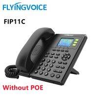 FlyingVoice VoIP Phone FIP11C 3 Sip Lines IP Telephone WiFi Landline Phone without POE Bussiness Desk Phone Adapter Included