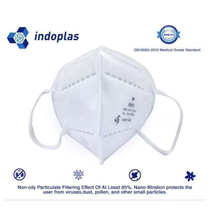 Indoplas KN95 Disposable Protective Face Mask SOLD by 10s (FDA