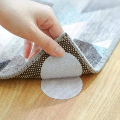 10 Pairs Strong Self Adhesive Fastener Dots Stickers Adhesive Hook Loop Tape for Bed Sheet Sofa Mat Carpet Anti Slip Mat Pads