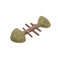 Removes Mint Scratcher Wood Hairballs Chew On Catnip Toys Pet