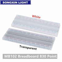 【YD】 Breadboard 830 Solderless PCB Bread Board MB-102 MB102 Test Develop White/Transparent with packing