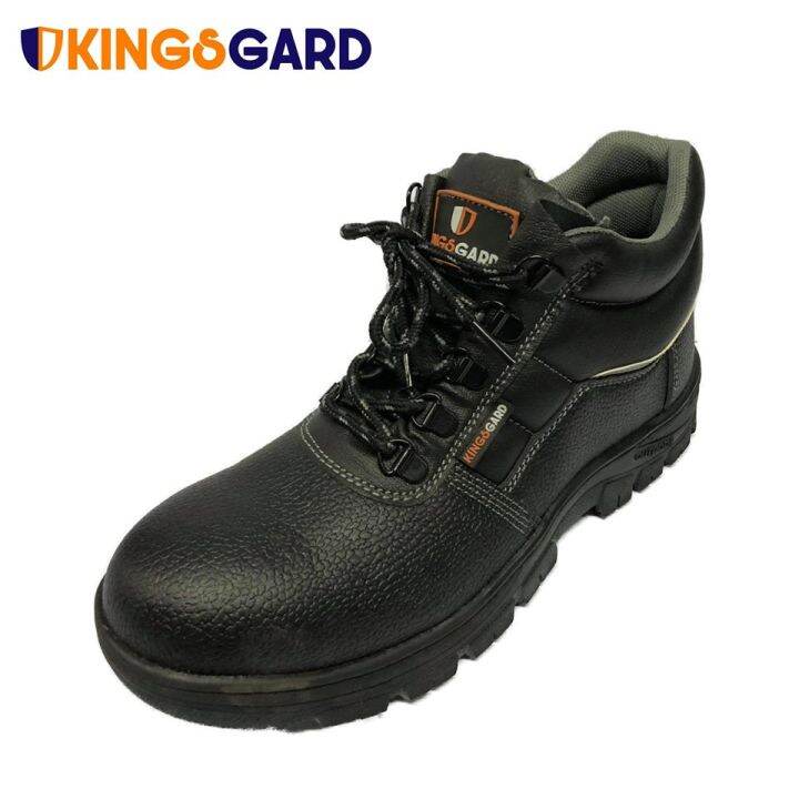 Kingsgard Safety Shoes Armyman High Cut Black Steel Toe Shoe w