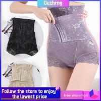 GUZHRNG ลูกไม้ Body Shaper Shapewear กางเกงกระชับสัดส่วนฟิตเนส กางเกงชั้นใน Shaper สำหรับผู้หญิง Corset Waist Trainer Binders