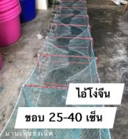 ไอ้โง่ดักกุ้ง ไซดักกุ้ง ขอบ 25x40 เซ็น ตาอวนถี่ ?ยาว 8 เมตร