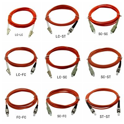 Multimode single core optical fiber jumper to FC Cable 1m 2m 5m 10m 20m 50m Duplex and Multi-core Cord