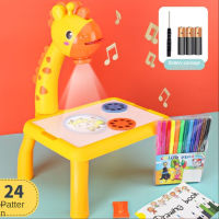 Childrens Toy Led Projector Art Drawing Table Kid Painting Board Arts and Crafts Projection Educational Learning Toy Paint Tool