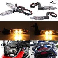 4Pcs Motorcycle Clear Lens Front Rear Turn Indicator Signal LED Lights For BMW F650 F650GS F700GS F800GT R1200GS F800GS S1000RR