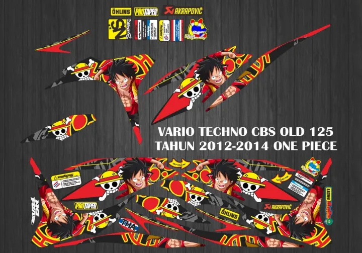 Decal Striping Stiker Motor Vario 125 Old One Piece Lazada Indonesia