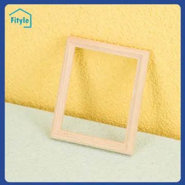 Miniatureframe Picture Frame Album Small Mini Frames Wood Unfinished  Supplies Micro Toys Painting Ornament Decor