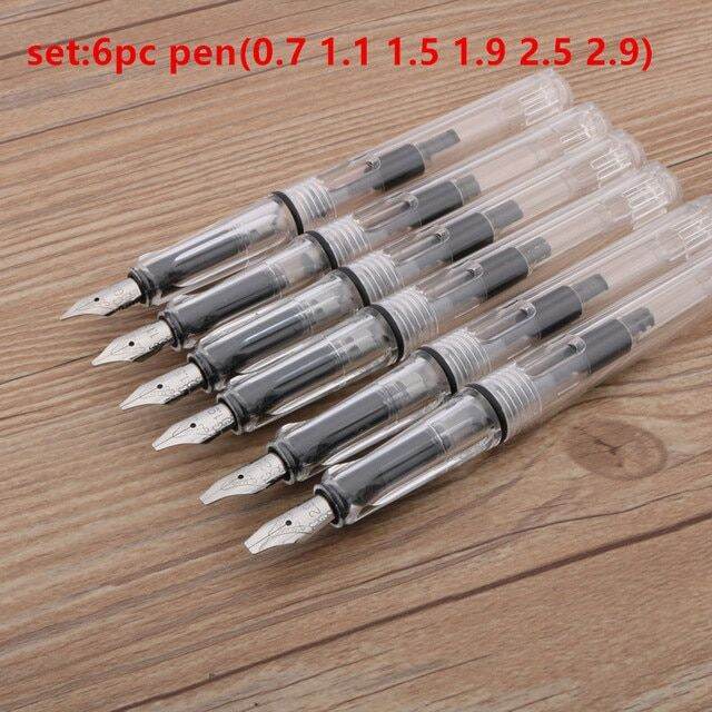 zzooi-6pcs-set-calligraphy-parallel-pen-0-7mm-1-1mm-1-5mm-1-9mm-2-5mm-2-9mm-writing-pen-gothic-letter-caligraphy-pens-stationery