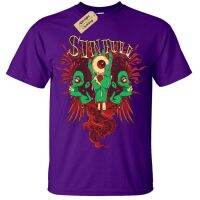 Sinful eye graphic cotton O-neck T-Shirt